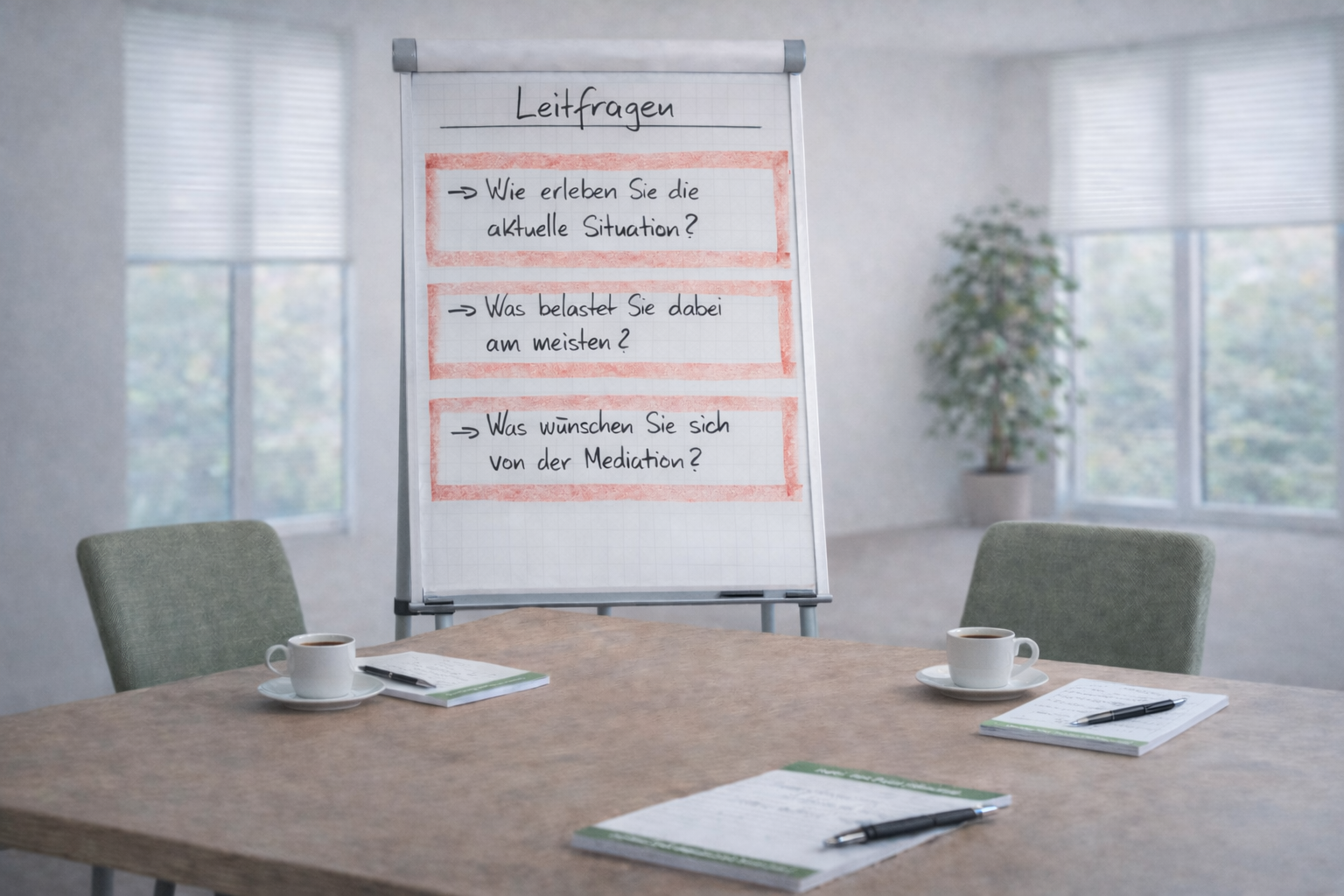 Originale Leitfragen aus einer echten Mediationssitzung – Familienmediation Göttingen Hannover Kassel